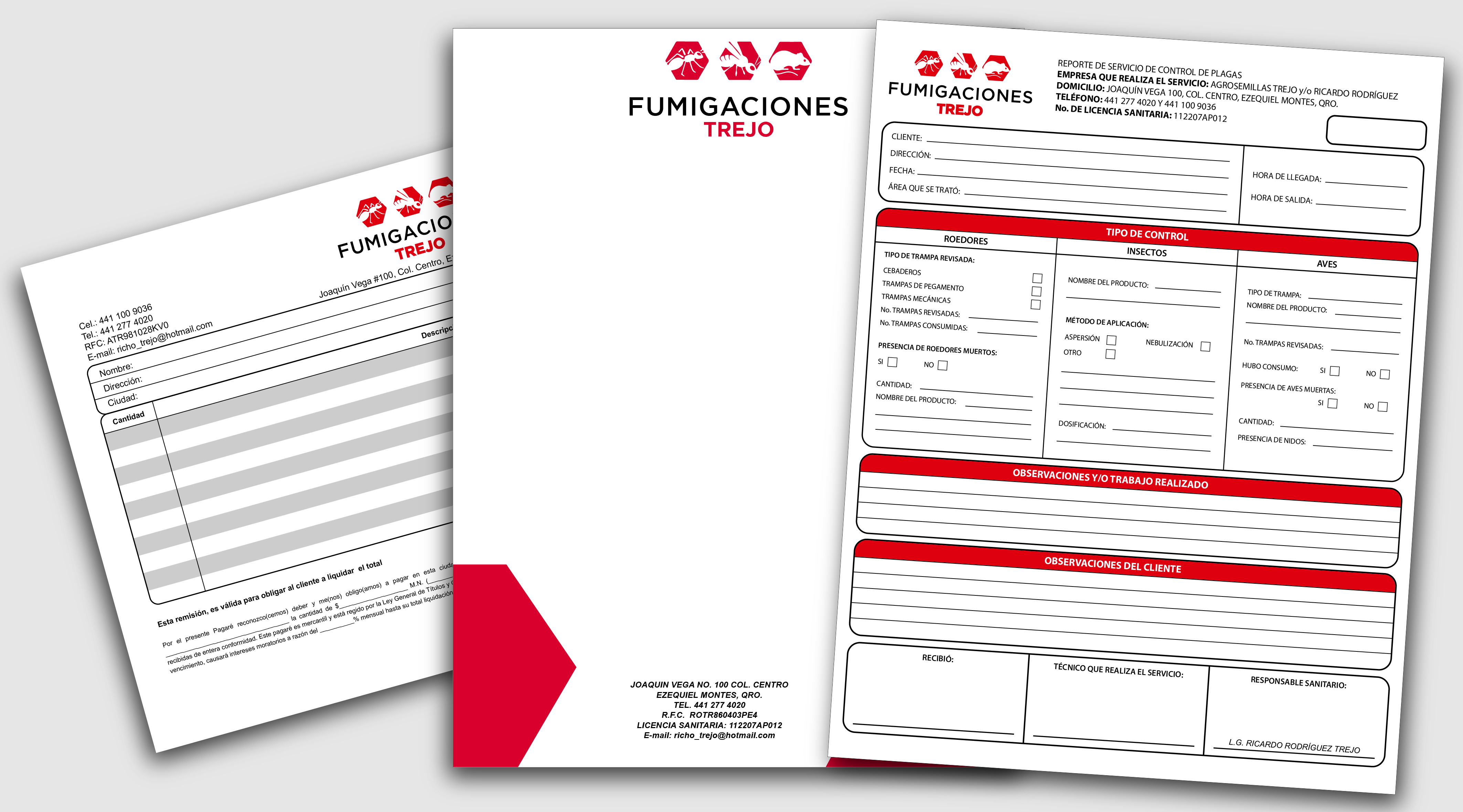 Formatos de oficina o almacén